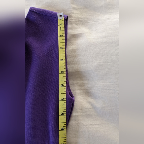 DvF Jori Ruched Sheath Dress in royal purple size 2 - Picture 5 of 14